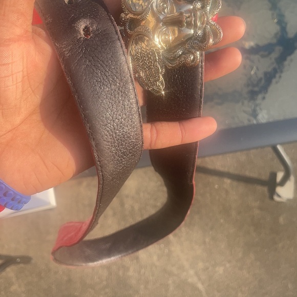 RED VERSACE BELT - Picture 8 of 8